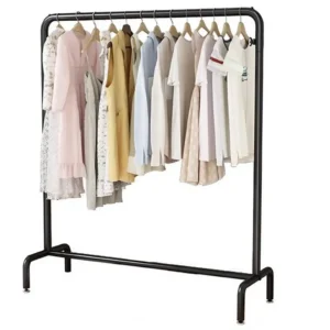 Wood Land Portable Cloth Hanging Stand Rack for Boutique and Home Adjustable Durable and Space Saving